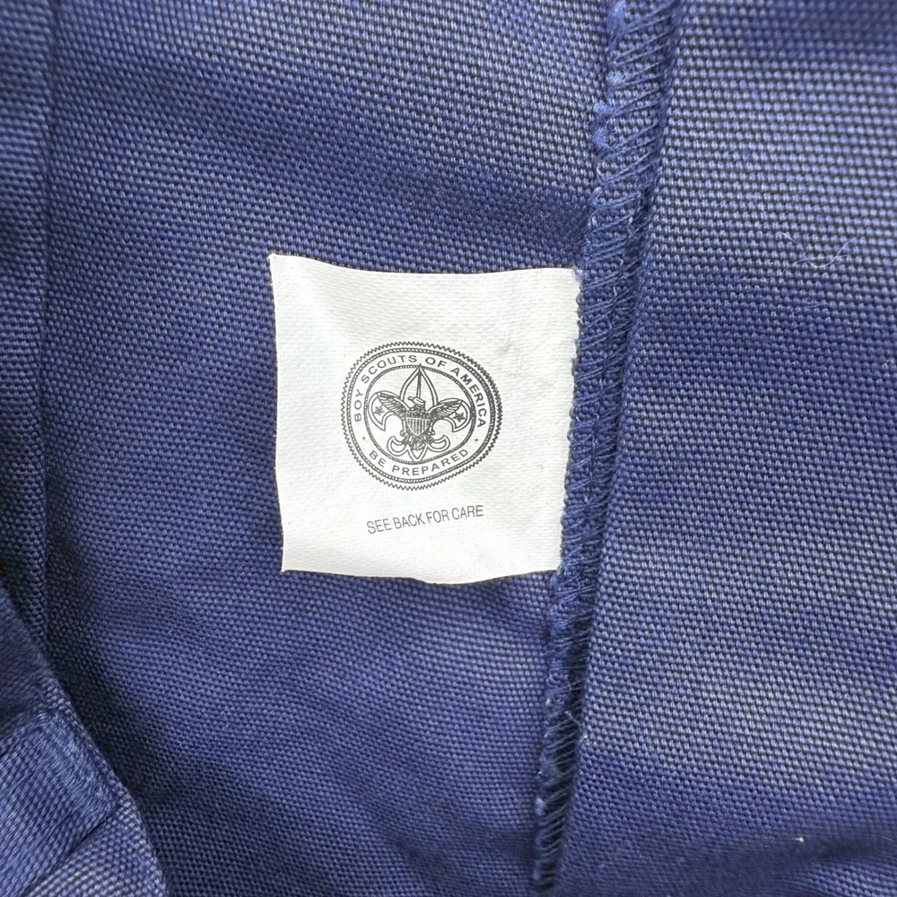 Boy Scouts of America Youth 20 Switchback Uniform Zip Off Cargo‎ Pants Navy Blue
